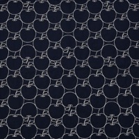0580/刺繍のりんごとダークネイビー