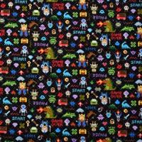 9852/キルト/ゲーセンドットブラック