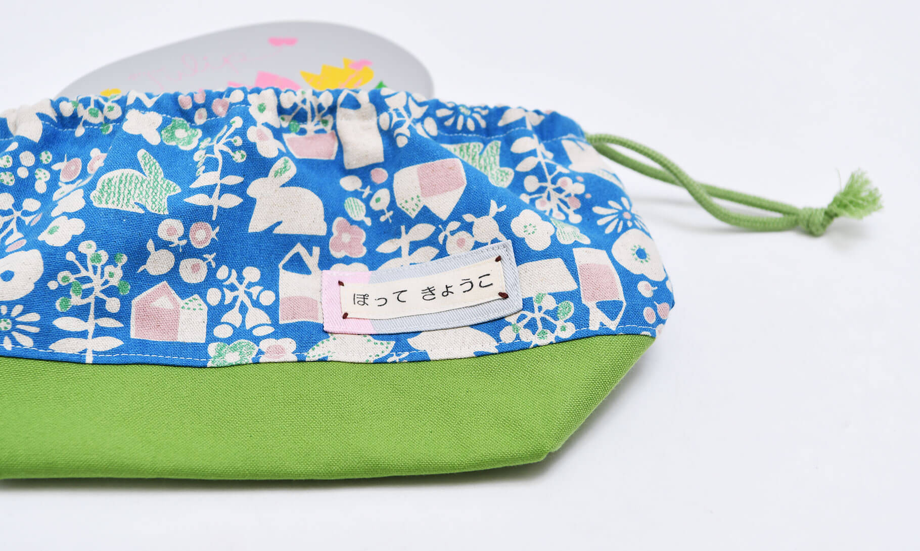 弁当袋のネームタグ