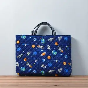 レッスンバッグ（お持ち込み生地宇宙柄）
