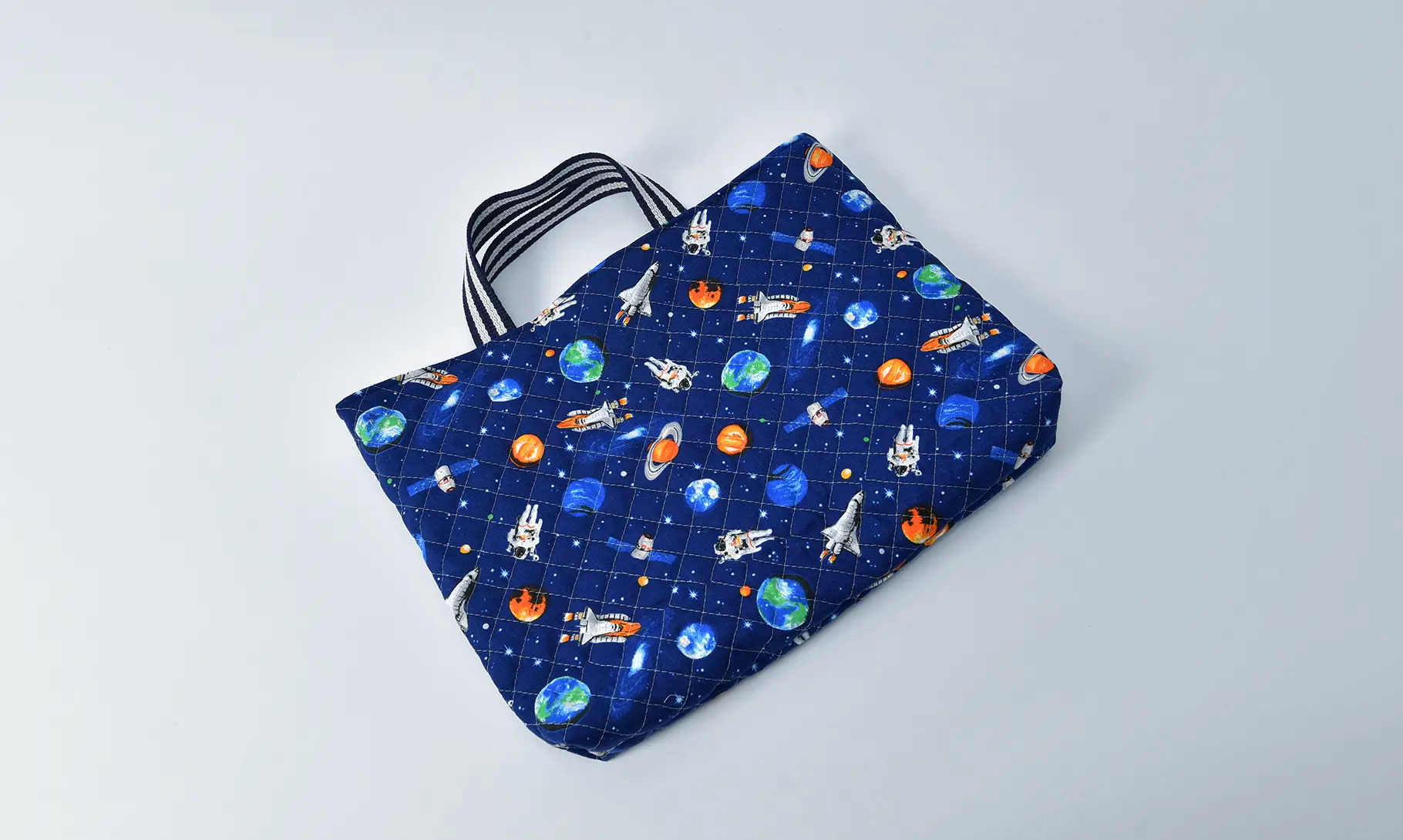 レッスンバッグ（お持ち込み生地宇宙柄）全体