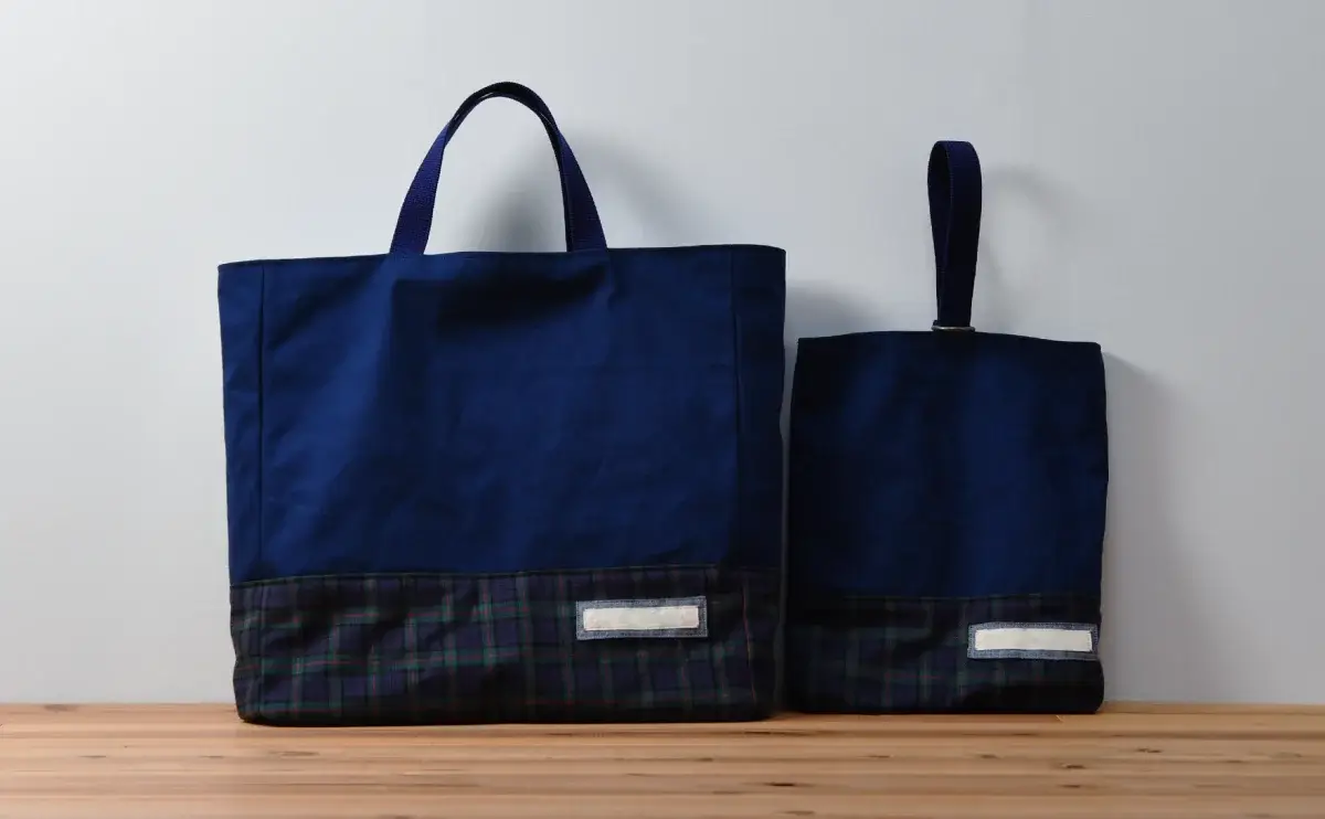 入園グッズセット(レッスンバッグ、上履き入れ、計2点)