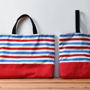 入園グッズセット(上履き入れ、レッスンバッグ計2点)