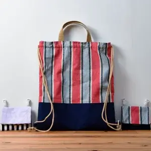 入園グッズセット（体操服袋、移動ポケット２点、計３点）