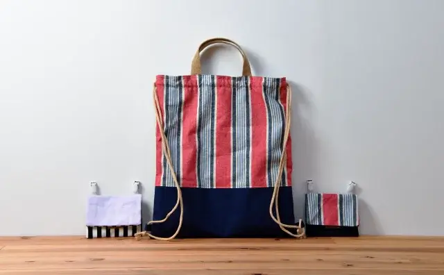 入園グッズセット（体操服袋、移動ポケット２点、計３点）