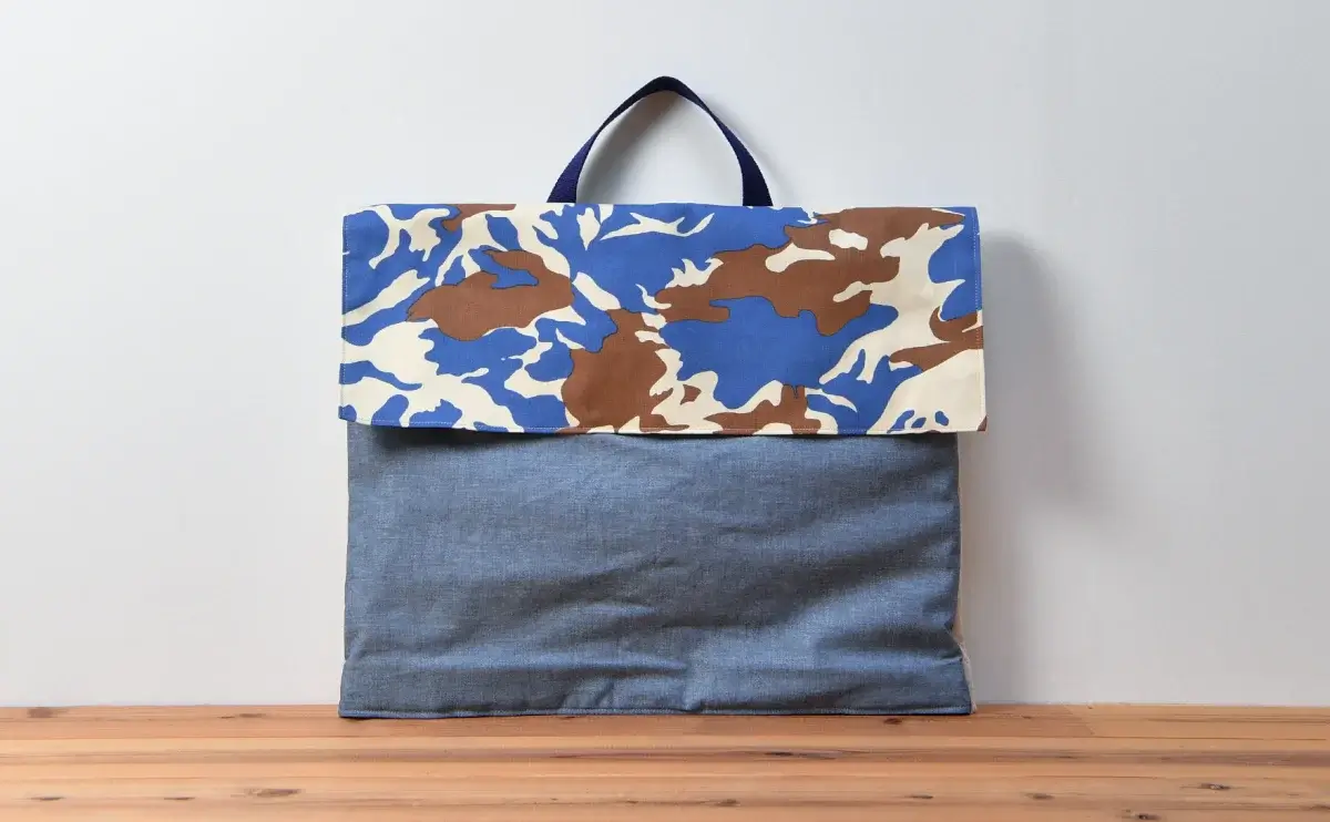 防災頭巾カバー（サファリカモフラ、無地ダンガリー）